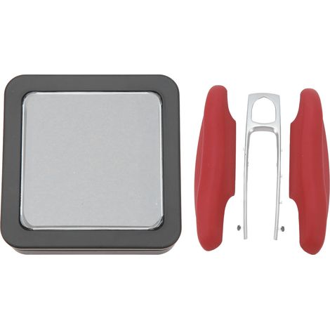 Étui en cuir pour clé de voiture, coque de protection pour télécommande sans clé Panamera Cayenne 911 Taycan, rouge (1/5)