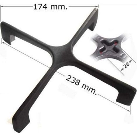WHIRLPOOL IGNIS  GRIGLIA GHISA CUCINA 481245828027   ULTRARAPIDO G 2517 (1/4)