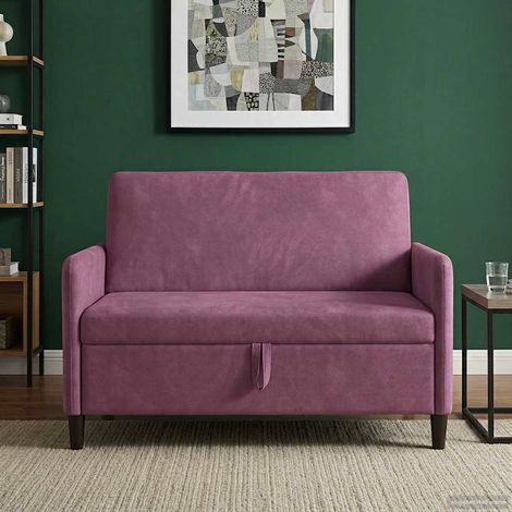 Teenpull – Sofa mit Stauraum Lila 122 x 78 x 87 cm Polyester (1/5)