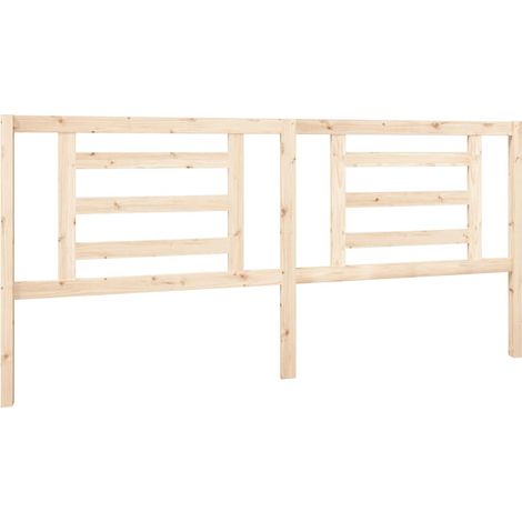Maison Exclusive - Kopfteil 206x4x100 cm Massivholz Kiefer (1/5)