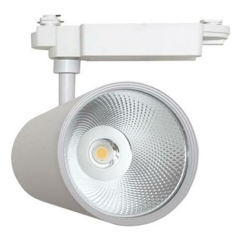 Faretto led a binario 30w monofase illuminazione a binario led bianco 3000k (1/2)