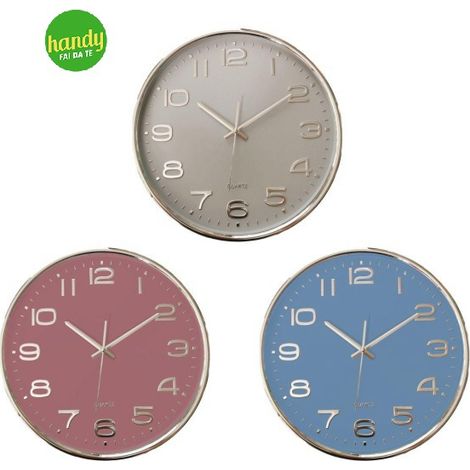 Orologio da parete Kasaviva Tex Maxi Ø 40 cm Colori Assortiti