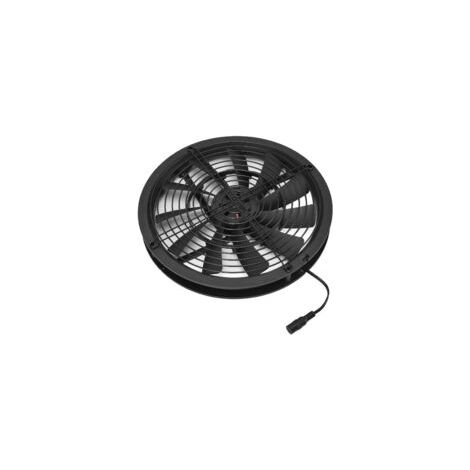 Kit de ventilateur de panneau solaire 10 pouces 100W, panneau solaire étanche, botier de Ventilation rond, ventilateur d'échappement pour poulailler, serre, hangar