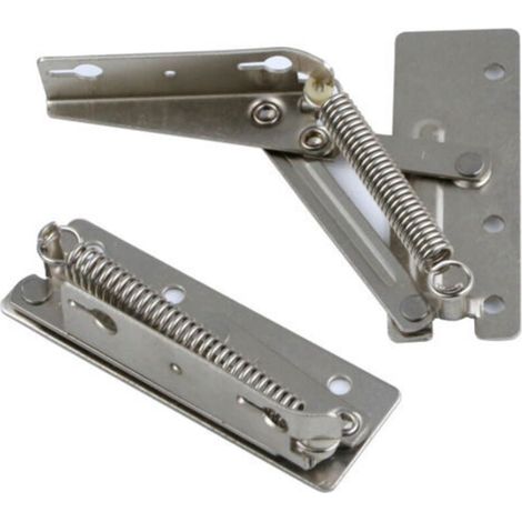 Charnière à ciseaux à 90 degrés, charnière à ressort à ciseaux pour porte renversée robuste, charnière de porte d'armoire à 90 degrés (1/5)
