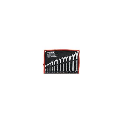 Juego de Llaves Combinadas AWTOOLS 17 piezas 6-22 mm – Acero CRV de Alta Calidad