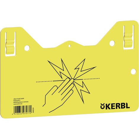 WARNTAFEL FÜR ELEKTRISCHE ZÄUNE 25x13 cm