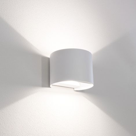 Century APPLIQUE BIDIREZIONALE TONDO A LED UP&DOWN+ 10 W-800 lm-3.000K/4.000K/6500K Col. Bianco