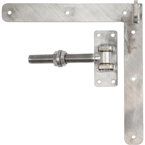 Verstellbares Ladenband 30 cm Edelstahl mit Ladenhaken
