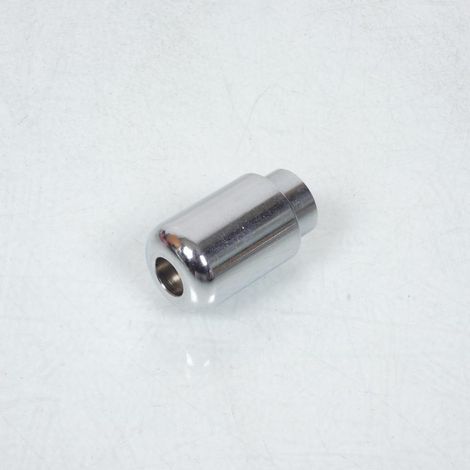 [PRODUIT D'OCCASION] Embout de guidon chromé Ø28mm L48mm 150g Générique pour moto (1/4)