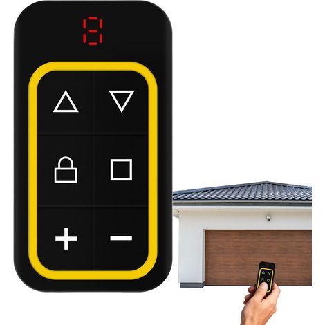 Fernbedienung für Garagentoröffner – Sender für Garagentoröffner, Torsteuerungsgeräte und Zutrittskontrollsysteme, 82 x 46 mm (1/5)