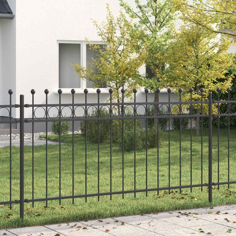 vidaXL Ring Fence TILBURG Black