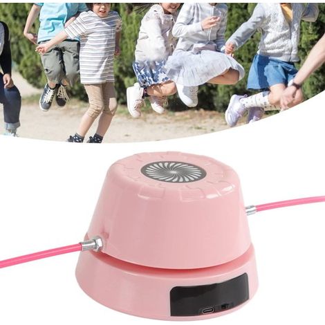 Macchina per saltare intelligente con corda - Conteggio automatico - Esercizio intelligente - Rosa - Macchina per saltare - Per la famiglia e la palestra (1/5)