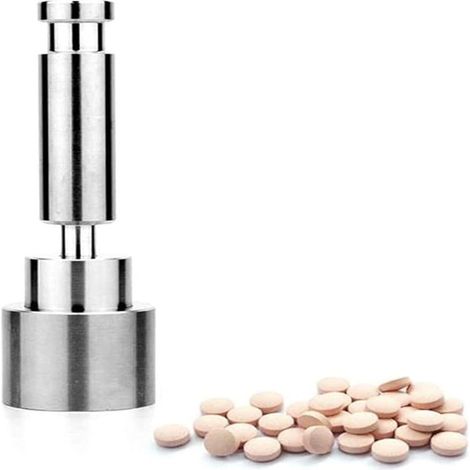 Prensa manual de acero inoxidable para pastillas, herramienta casera para hacer pastillas en la cocina (12 mm) (1/5)