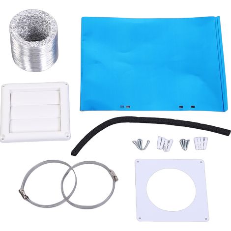 Kit de ventilation pour sèche-linge, connecteur de tuyau de 4 pouces, conduit mural pour la circulation de l'air (1/5)