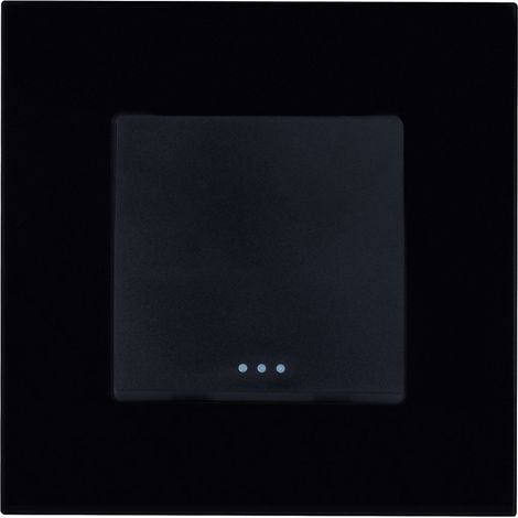 Interruptor Simple Conmutado con Marco PC Modern Negro