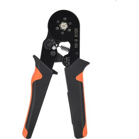 Lntyq Pince a Sertir pour Cosse Electrique isolées, Cosses Electriques a Sertir 0.25-10mm², Isolated Cliquet Line Terminal Serting Tool, Pinces à Sertir pour Connecteurs Electriques Automobile
