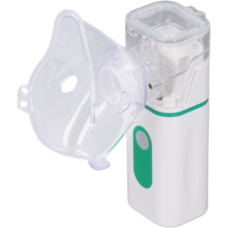 Inhalateur Nébuliseur Portable - avec Embout Buccal et Masques, Aérosol Silencieux pour Enfants et Adultes, Idéal pour la Maison et les Voyages-1.5w