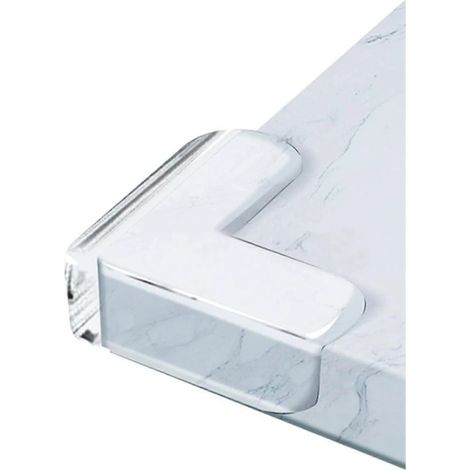 Lot de 10 protections d'angle pour la sécurité des enfants, avec adhésif acrylique puissant pour protéger les angles vifs des meubles. (1/3)