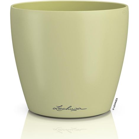 LECHUZA® Übertopf CLASSICO Color DECO 14 Linde pastellgrün Ø 15 cm - Kunststoff (1/3)