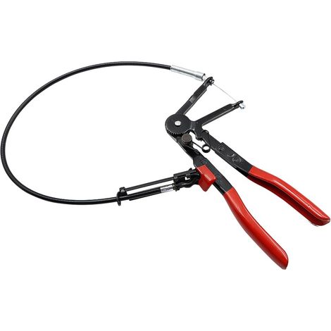 Pince de serrage pour tuyau Pince à ressort avec tige métallique avec collier de serrage à ressort de 630 mm pour les réparations automobiles (1/5)