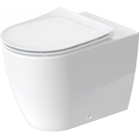 WC suspendu Soleil by Starck, cuvette à poser 370x600mm blanc (1/5)