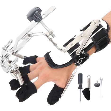 Attelle dynamique doigt-poignet rééducative, exerceur orthopédique pour rééducation des doigts, attelle de réadaptation pour patients hémiplégiques et réparation tendineuse (1/5)