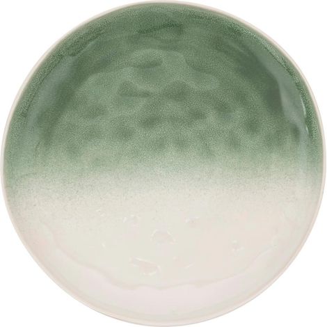 Lot de 6 Assiettes Plates "Mala" 27cm Vert