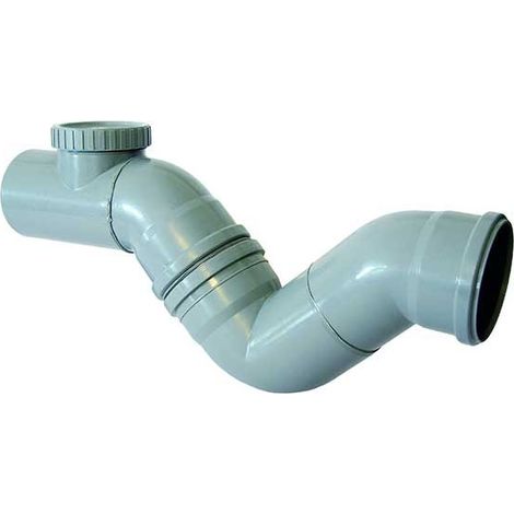 Sifone firenze orizzontale in polipropilene (1 Tappo) : Diametro - 90 (1/2)