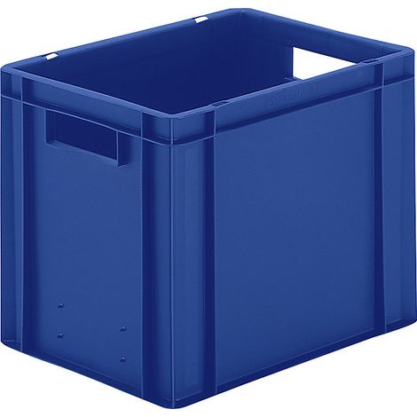 LA-KA-PE bac de transport empilable L400xl300xH320mm - TK400/320-0 BLEU