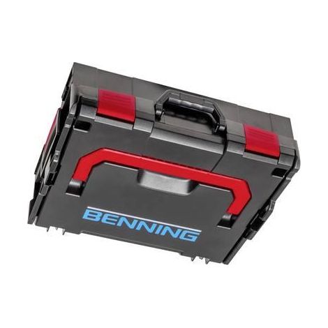 Maletín de almacenamiento negro resistente Benning L-BOXX 136