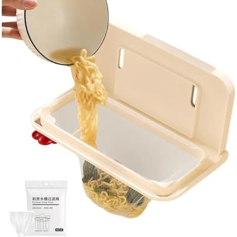 Générique Adhésif Pliable Déchets Panier Filtre Évier Cuisine Filet Fin (1/5)