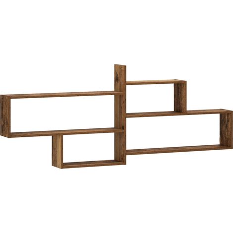 Scaffale da parete Legno antico 168.5 x 17 x 68 cm vidaXL (1/5)