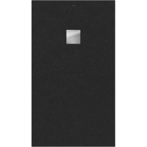 Receveur 160 x 100 VILLEROY ET BOCH Planeo acrylique rectangle nature anthracite (1/7)