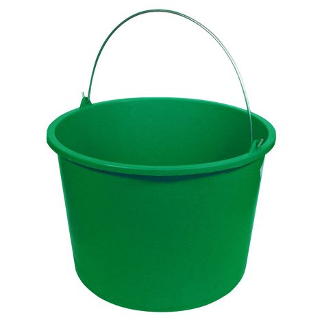 Cubo de plástico verde de 12 litros - WIA PL 12Z