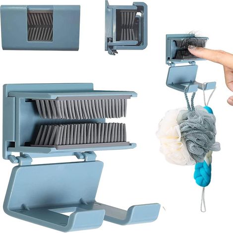 Récupérateur de cheveux mural amovible pour douche, collecteur de cheveux mural, piège à cheveux pour siphon de douche