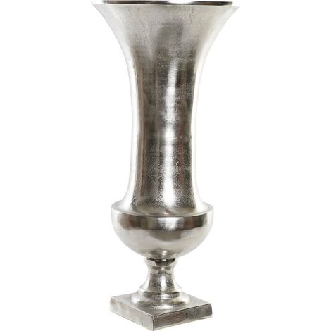 Jarron Aluminio 28,5X28,5X62 Copa Plateado