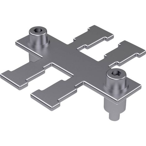 Hebotec 1041-010C Hebotec 1041-010C barra fermacavi Supporto di fissaggio arrivo cavi Acciaio inox 1 pz.
