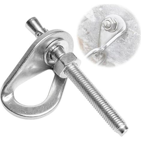 Hanger de Boulon d'escalade avec Boulon d'expansion M10, Ancre d'escalade en Acier Inoxydable 25kN pour Rappel, Sauvetage et Alpinisme en Plein air (1/5)