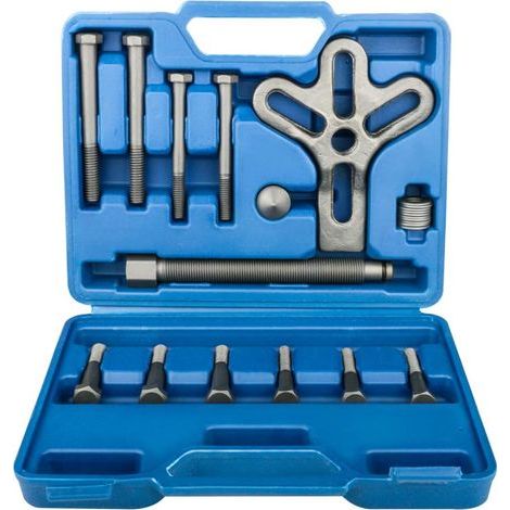 13-teiliges Abzieher-Set für Schwingungsdämpfer, 75–105 mm / 29,5–41,3 Zoll Lenkradabzieher für Aus- und Einbau des Lenkrads. (1/4)