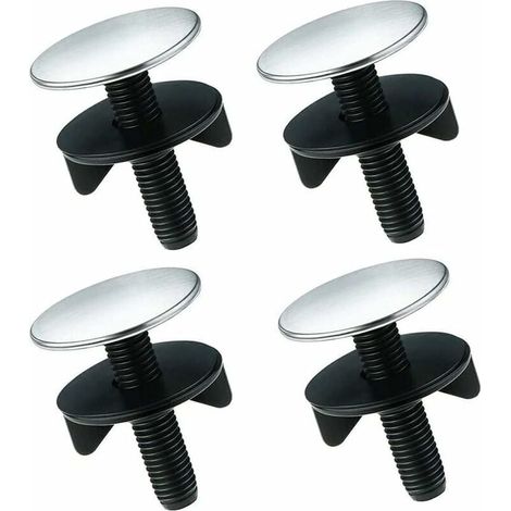 4 Pièces Robinet Trou Couvercle, Robinet Couvercle Trou Cuisine, Bouchon Trou Robinet D'évier, Acier Inoxydable Robinet Trou Couvercle pour Accessoires d'Évier Cuisine, Salle Bain à Maison (15- (1/4)