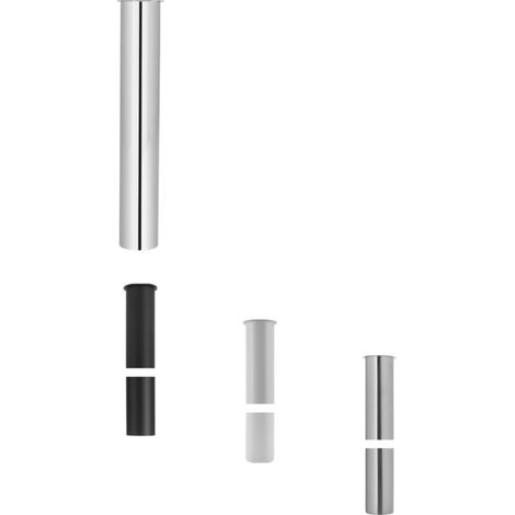 ASW tube évasé tube plongeur pour tube siphon 100269 DN32 x 200 mm, laiton chromé
