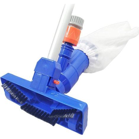 Swimming Pool Cleaning Maintenance Kit with Telescopic Pole, Pond Vacuum, Landing Net 3-Piece Swimming Pool Cleaning Set Used in Swimming Pools (1/5)