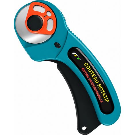 Cutter rotatif 45 mm avec verrouillage automatique FT-145 ft-145 22 × 13 × 3 cm 105 g – Livraison gratuite