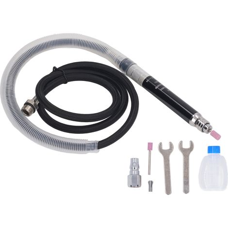 Pneumatic Pencil Die Grinder Kit Aluminum Alloy Speed Adjustable High Concentricity Air Grinder 65000rpm 1/4in Inlet