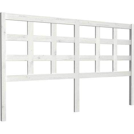 Cabecero accesorio para dormir mueble dormitorio 165,5 x 4 x 100 cm madera de pino blanco TDL0203804
