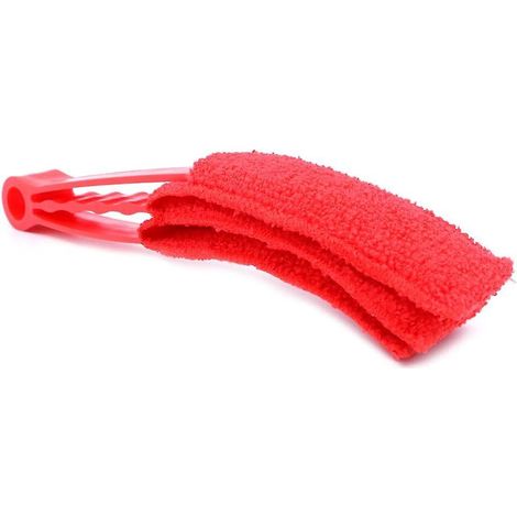 Set mit 2 Mehrzweck-Reinigungsbürsten – Mikrofasergriff für Jalousien, Fenster, Tastaturen, Bettwäsche, Vorhänge (1/4)
