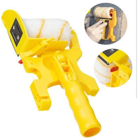 Packs de rouleaux de peinture de remplacement pour rouleaux de peinture professionnels avec outil de brosse multifonctionnel (1/5)