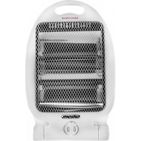 Mesko MS7710 Stufa Elettrica al Quarzo Basso Consumo, Bagno Riscaldamento alogeno 2 Lampade Infrarossi Riscaldanti, Silenziosa, 2 Livelli di Potenza 400 /800W (1/5)