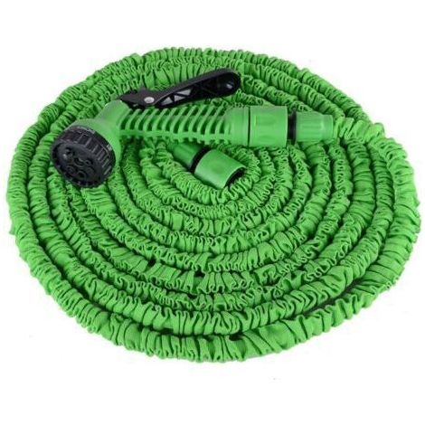 Tuyau d'Arrosage Extensible 15m, Tuyau Arrosage Extensible avec 7 Modes de Pulvérisation, D'Arrosage Flexible, Léger et Facile à Ranger Pour Irrigation, Jardin, Arrosage, Nettoyage