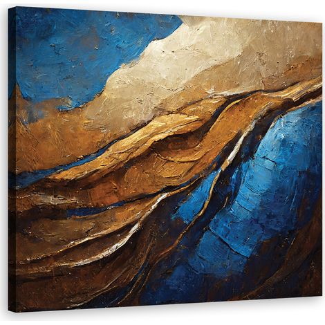 Tableau déco Abstraction marine 60x60 (1/5)